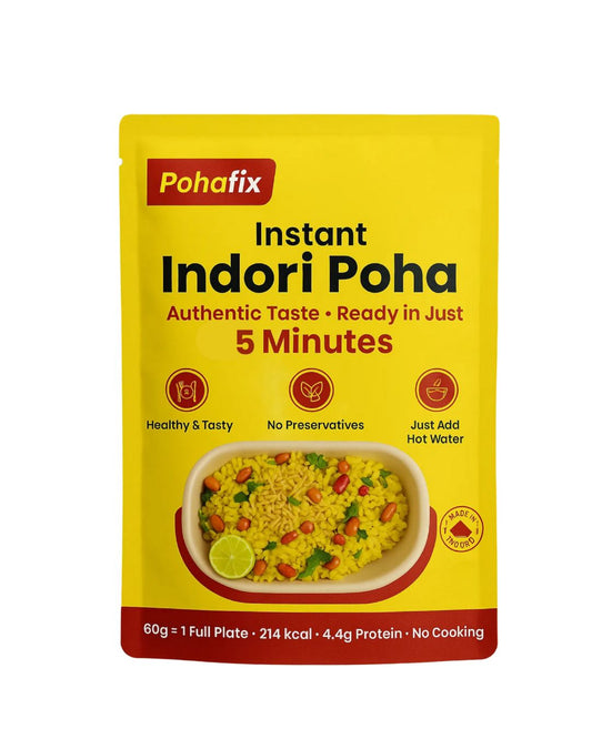 PohaFix – Instant Indori Poha 60 gm Pack
